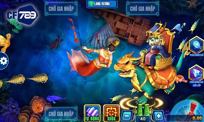 Giao diện chính của Dragon Fishing tại Bắn Cá CF789 Giao diện chính của Dragon Fishing tại Bắn Cá CF789