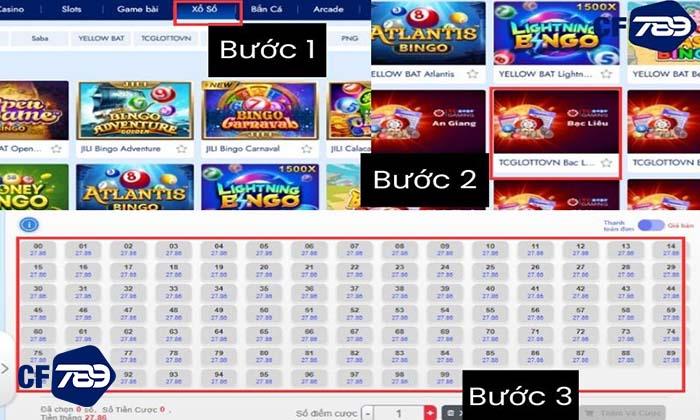Giới thiệu các bước tham gia chơi Lô Đề 3 Miền tại Xổ Số CF789 Giới thiệu các bước tham gia chơi Lô Đề 3 Miền tại Xổ Số CF789