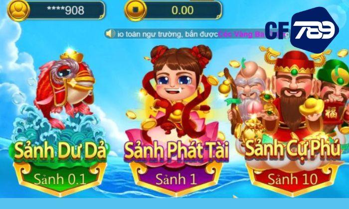 Các phòng cược trong Tam Tiên Bắn Cá